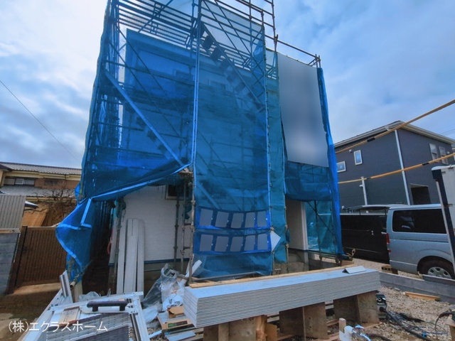 埼玉県春日部市大沼６丁目の新築戸建てシート写真 2026年3月1日撮影