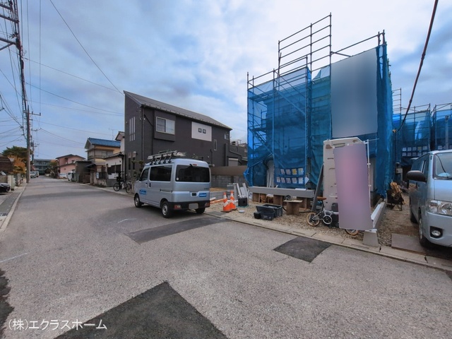 埼玉県春日部市大沼６丁目の新築戸建てシート写真 2026年3月1日撮影