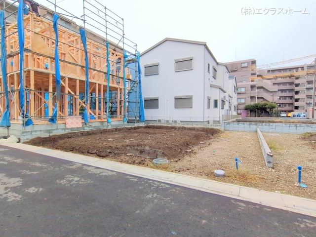 埼玉県春日部市小渕の新築戸建て更地・土地写真 2025年10月15日撮影
