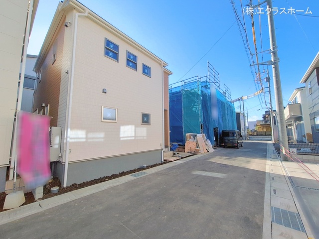 埼玉県春日部市小渕の新築戸建て外構写真 2026年1月7日撮影