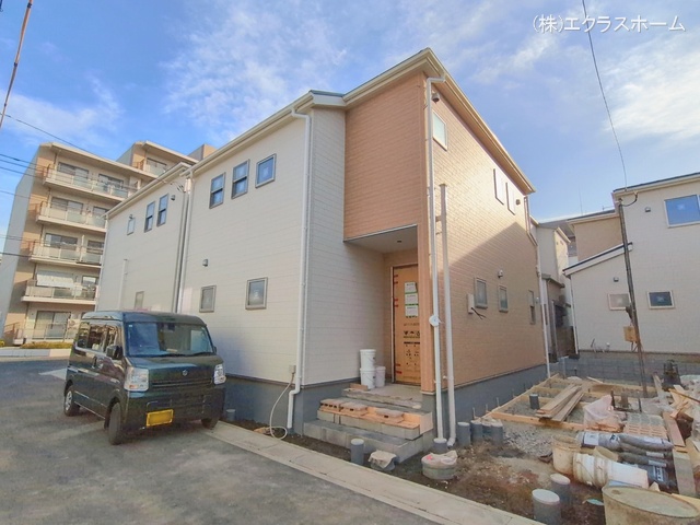 埼玉県春日部市小渕の新築戸建て外構写真 2026年1月14日撮影