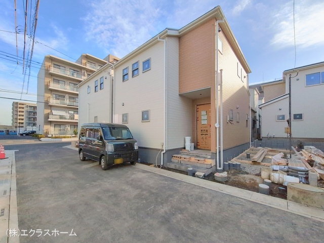 埼玉県春日部市小渕の新築戸建て外構写真 2026年1月14日撮影