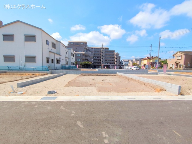 埼玉県春日部市小渕の新築戸建て更地・土地写真 2025年7月21日撮影