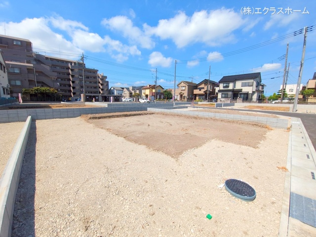埼玉県春日部市小渕の新築戸建て更地・土地写真 2025年7月21日撮影