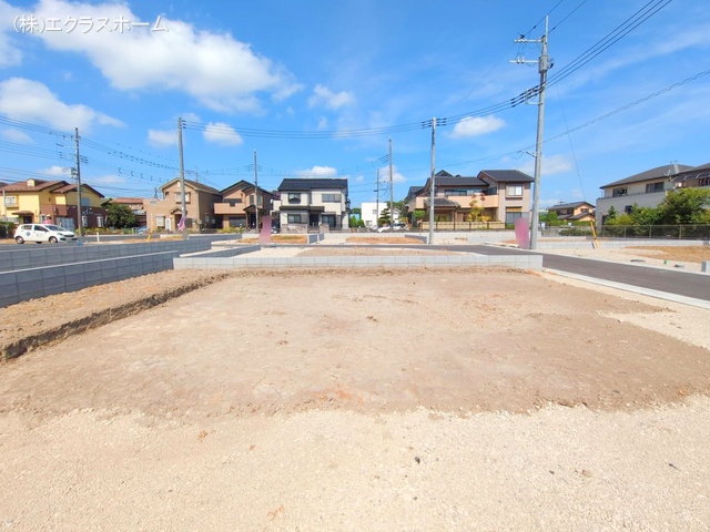 埼玉県春日部市小渕の新築戸建て更地・土地写真 2025年7月21日撮影