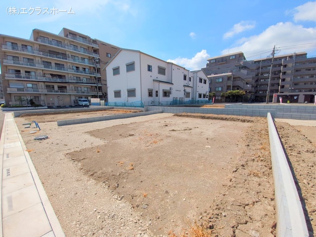 埼玉県春日部市小渕の新築戸建て更地・土地写真 2025年7月21日撮影