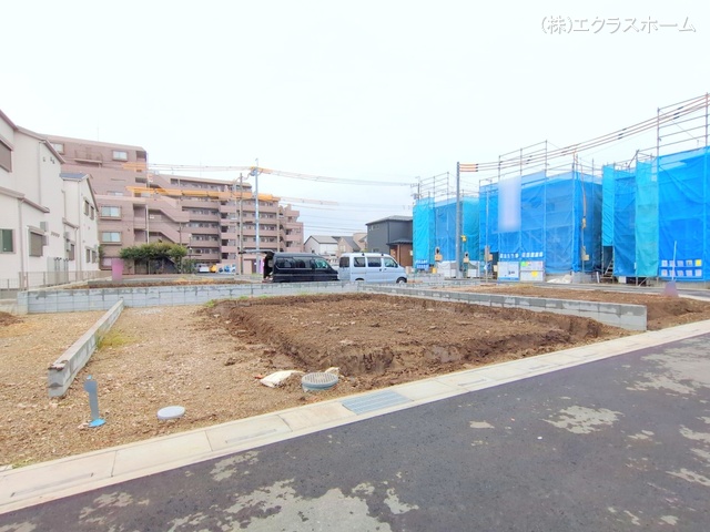 埼玉県春日部市小渕の新築戸建て更地・土地写真 2025年10月15日撮影