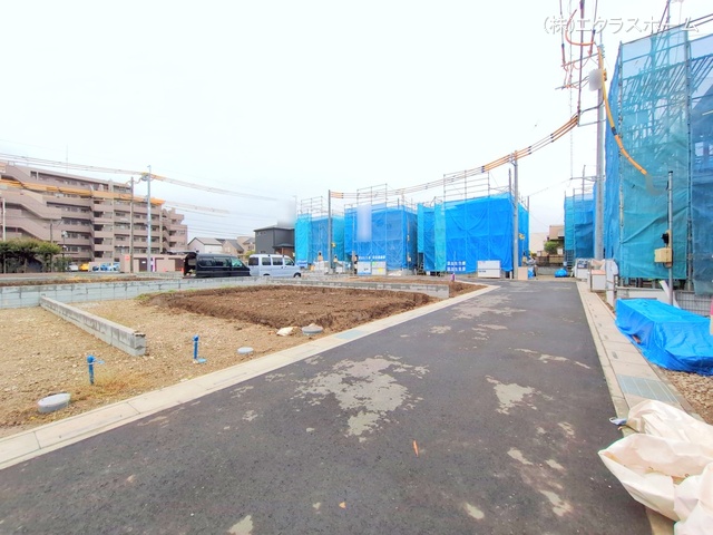 埼玉県春日部市小渕の新築戸建て更地・土地写真 2025年10月15日撮影