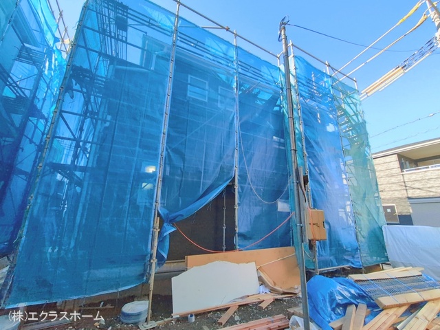 埼玉県春日部市小渕の新築戸建てシート写真 2026年1月7日撮影