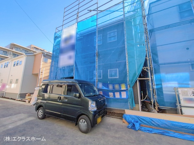 埼玉県春日部市小渕の新築戸建てシート写真 2026年1月7日撮影