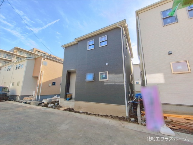 埼玉県春日部市小渕の新築戸建て外構写真 2026年1月14日撮影