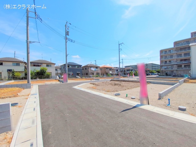 埼玉県春日部市小渕の新築戸建て更地・土地写真 2025年7月21日撮影