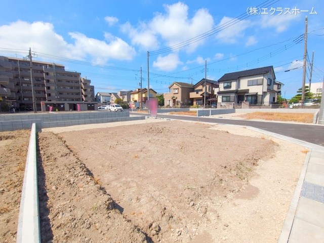 埼玉県春日部市小渕の新築戸建て更地・土地写真 2025年7月21日撮影