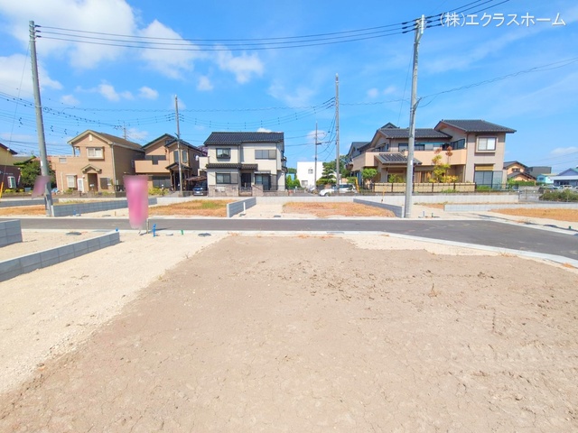 埼玉県春日部市小渕の新築戸建て更地・土地写真 2025年7月21日撮影