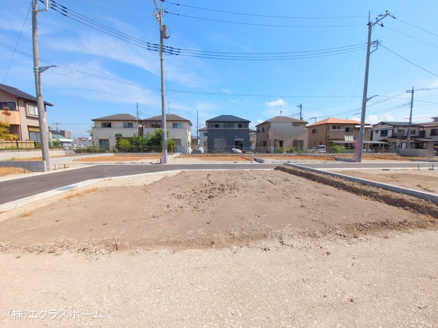 埼玉県春日部市小渕の新築戸建て更地・土地写真 2025年7月21日撮影