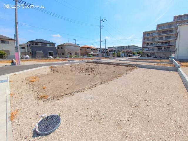 埼玉県春日部市小渕の新築戸建て更地・土地写真 2025年7月21日撮影