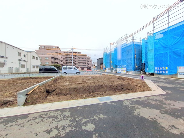 埼玉県春日部市小渕の新築戸建て更地・土地写真 2025年10月15日撮影