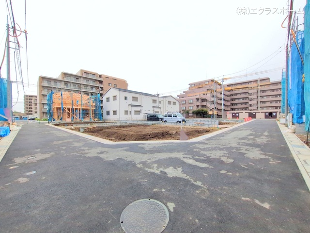 埼玉県春日部市小渕の新築戸建て更地・土地写真 2025年10月15日撮影
