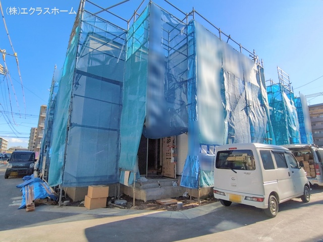 埼玉県春日部市小渕の新築戸建てシート写真 2026年1月7日撮影