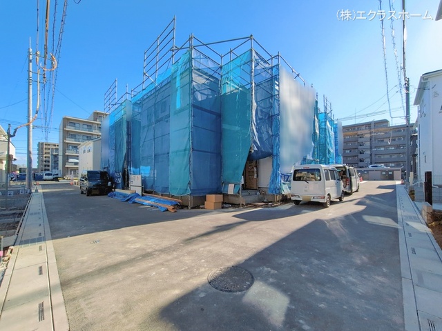 埼玉県春日部市小渕の新築戸建てシート写真 2026年1月7日撮影