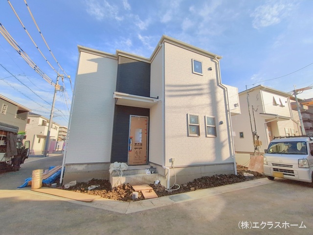 埼玉県春日部市小渕の新築戸建て外構写真 2026年1月14日撮影