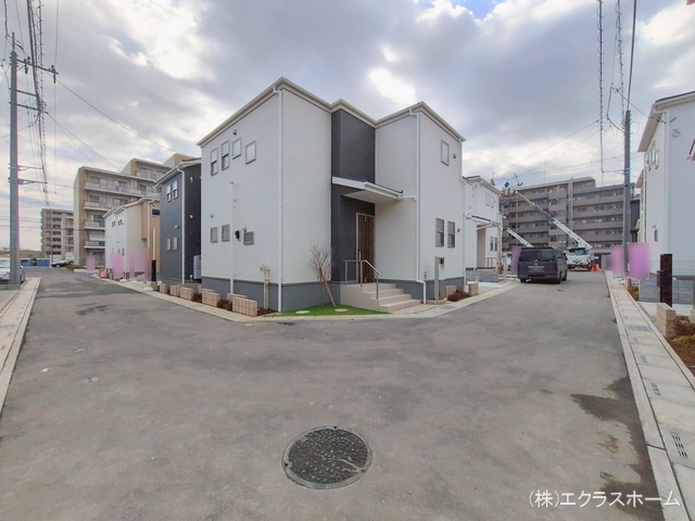 埼玉県春日部市小渕の新築戸建て完成写真 2026年2月11日撮影