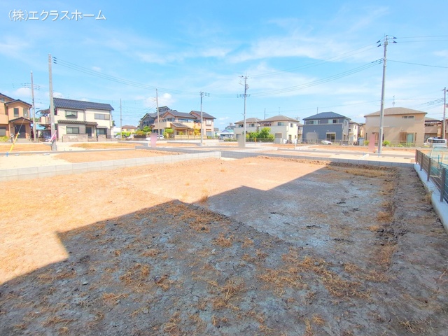 埼玉県春日部市小渕の新築戸建て更地・土地写真 2025年7月21日撮影