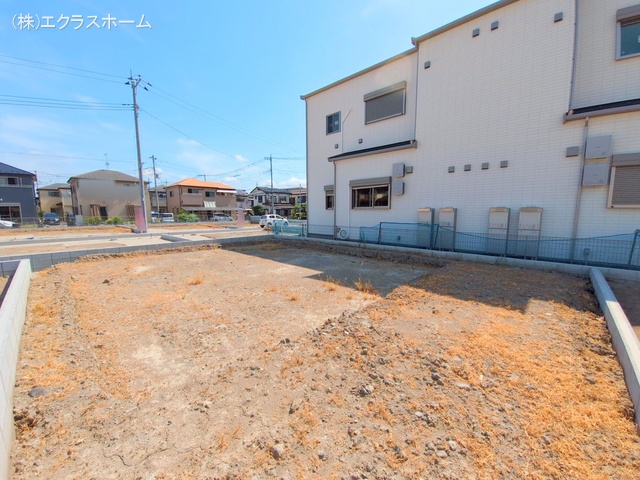 埼玉県春日部市小渕の新築戸建て更地・土地写真 2025年7月21日撮影