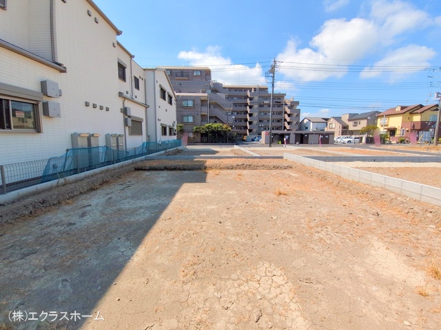埼玉県春日部市小渕の新築戸建て更地・土地写真 2025年7月21日撮影