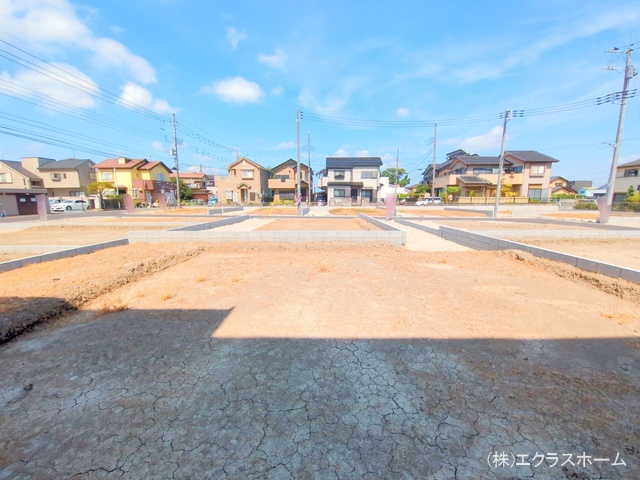 埼玉県春日部市小渕の新築戸建て更地・土地写真 2025年7月21日撮影