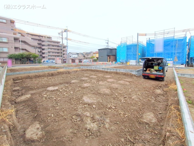 埼玉県春日部市小渕の新築戸建て更地・土地写真 2025年10月15日撮影