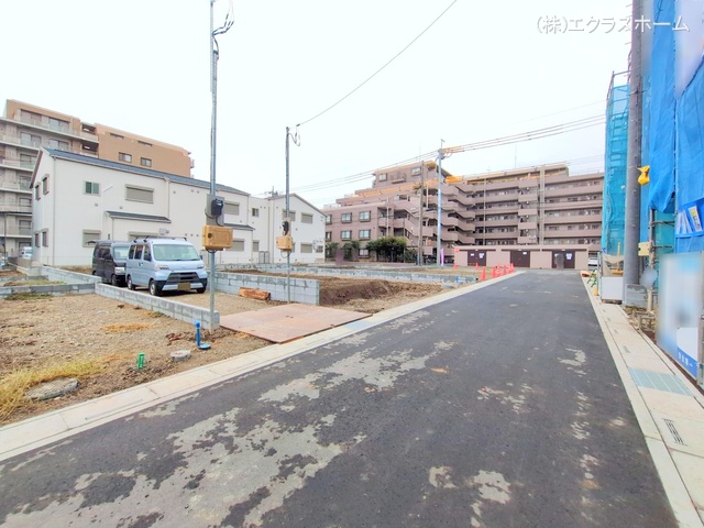 埼玉県春日部市小渕の新築戸建て更地・土地写真 2025年10月15日撮影
