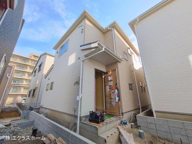 埼玉県春日部市小渕の新築戸建て外構写真 2026年1月14日撮影