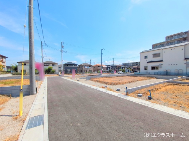 埼玉県春日部市小渕の新築戸建て更地・土地写真 2025年7月21日撮影