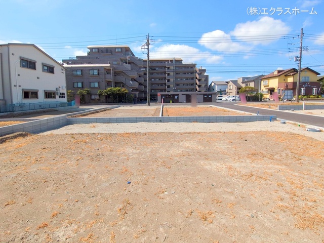 埼玉県春日部市小渕の新築戸建て更地・土地写真 2025年7月21日撮影