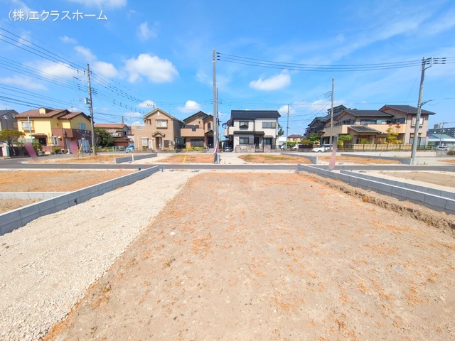 埼玉県春日部市小渕の新築戸建て更地・土地写真 2025年7月21日撮影