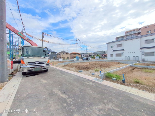 埼玉県春日部市小渕の新築戸建て更地・土地写真 2025年10月5日撮影