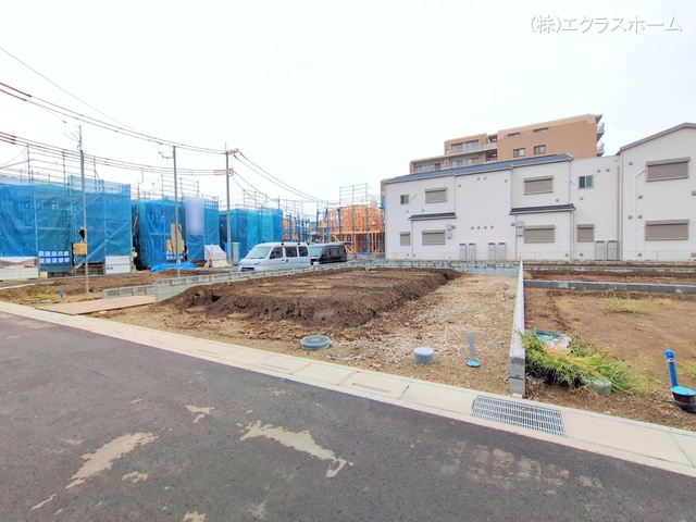 埼玉県春日部市小渕の新築戸建て更地・土地写真 2025年10月15日撮影