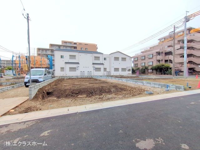 埼玉県春日部市小渕の新築戸建て更地・土地写真 2025年10月15日撮影
