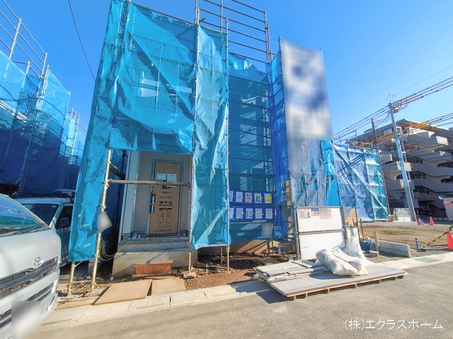 埼玉県春日部市小渕の新築戸建てシート写真 2026年1月7日撮影