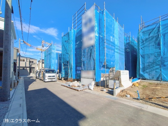 埼玉県春日部市小渕の新築戸建てシート写真 2026年1月7日撮影
