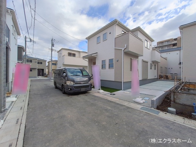 埼玉県春日部市小渕の新築戸建て完成写真 2026年2月11日撮影