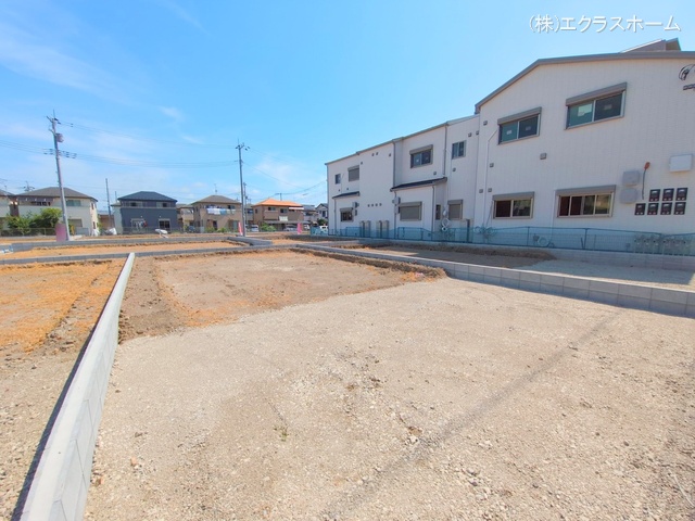 埼玉県春日部市小渕の新築戸建て更地・土地写真 2025年7月21日撮影