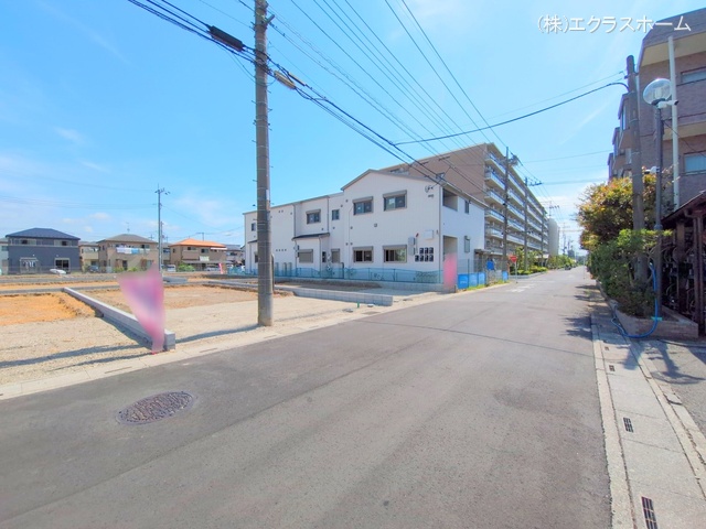 埼玉県春日部市小渕の新築戸建て更地・土地写真 2025年7月21日撮影
