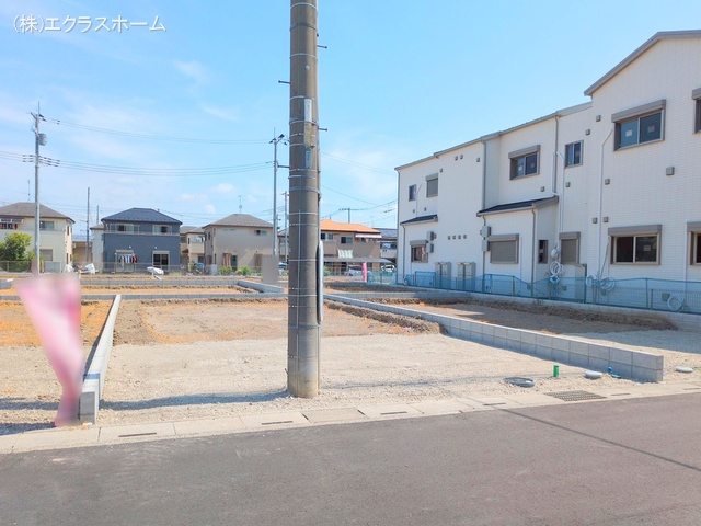 埼玉県春日部市小渕の新築戸建て更地・土地写真 2025年7月21日撮影