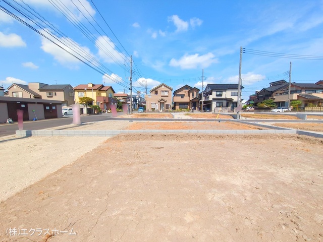 埼玉県春日部市小渕の新築戸建て更地・土地写真 2025年7月21日撮影