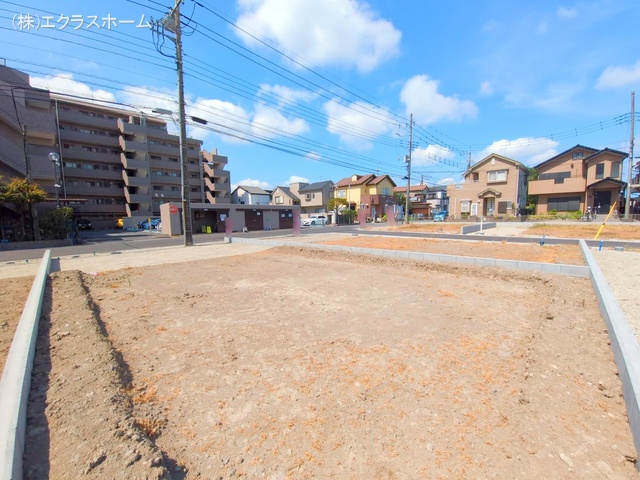埼玉県春日部市小渕の新築戸建て更地・土地写真 2025年7月21日撮影