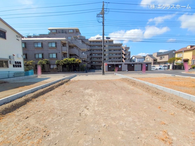 埼玉県春日部市小渕の新築戸建て更地・土地写真 2025年7月21日撮影
