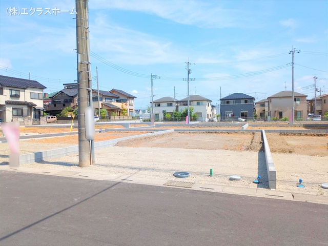 埼玉県春日部市小渕の新築戸建て更地・土地写真 2025年7月21日撮影