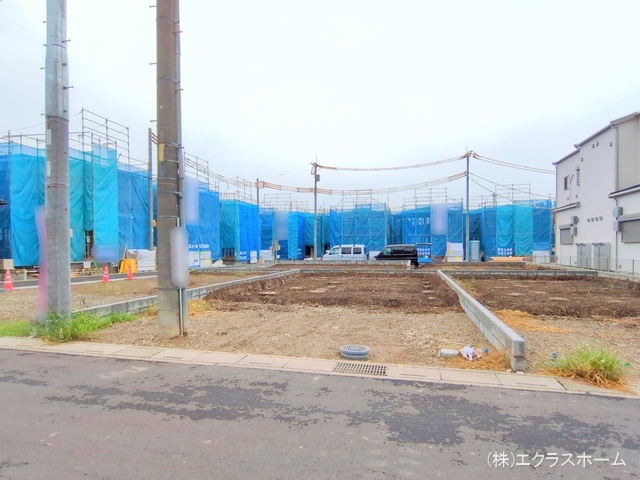 埼玉県春日部市小渕の新築戸建て更地・土地写真 2025年10月15日撮影